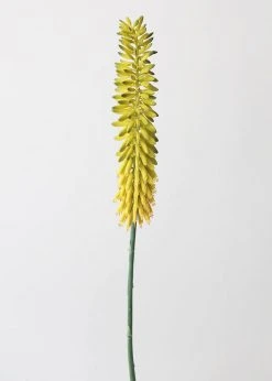 Afloral Green Yellow Fake Flower Agave Bloom - 34.25" Artificial Flowers