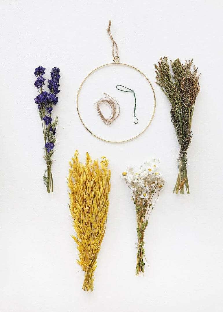 Afloral Petite Dried Floral Hoop Styling Kit